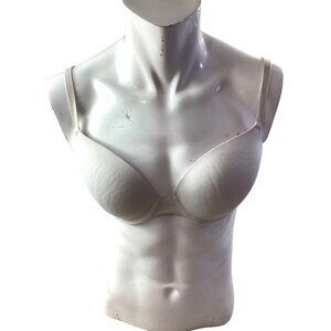 Victoria’s Secret Pink White wired Seamless T Shirt Bra Padded  *36C